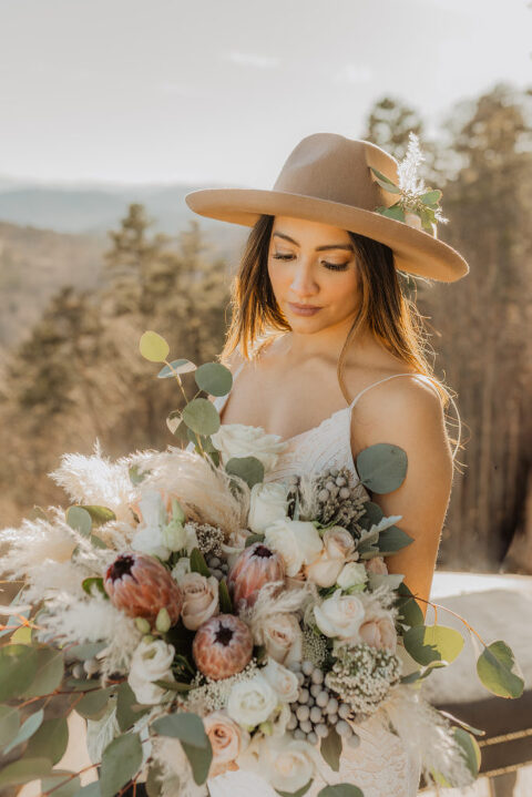 The Best Wedding Hair and Makeup for Outdoor Smoky Mountain Weddings